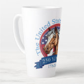Tasse Latte 250e anniversaire des États-Unis (Angle gauche)