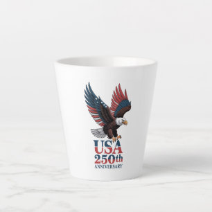 Tasse Latte 250e anniversaire des États-Unis