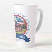 Tasse Latte 250e anniversaire États-Unis (Angle droit)