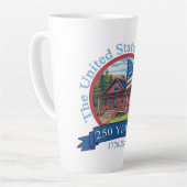 Tasse Latte 250e anniversaire États-Unis (Angle gauche)
