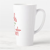 Tasse Latte 2 Corinthiens 9:15 Merci à Dieu Ecriture (Droite)