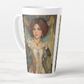 Tasse Latte 2 Muncha Style Art Même Femmes (Angle gauche)