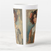 Tasse Latte 2 Muncha Style Art Même Femmes (Devant)