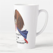 Tasse Latte 2e amendement Oreiller (Droite)