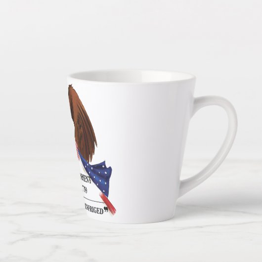 Tasse Latte 2e amendement Oreiller (Droite)