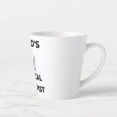 Tasse Latte 2e meilleur physiothérapeute au monde 2 (Droite)
