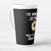 Tasse Latte 30 Anniversaire de travail Appréciation Cadeau de  (Angle gauche)