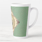 Tasse Latte 30e/12e anniversaire de Mariage Pearl & Green (Droite)