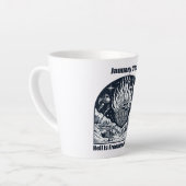 Tasse Latte 31 janvier - L'enfer gèle toute la journée (Angle gauche)