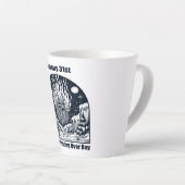 Tasse Latte 31 janvier - L'enfer gèle toute la journée (Angle droit)