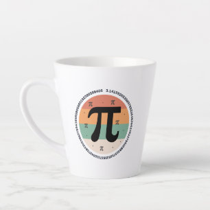 Tasse Latte 3.14 Conception de la Journée nationale Pi - Idée