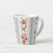 Tasse Latte 40s Floral doux (Angle droit)