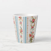 Tasse Latte 40s Floral doux (Devant)