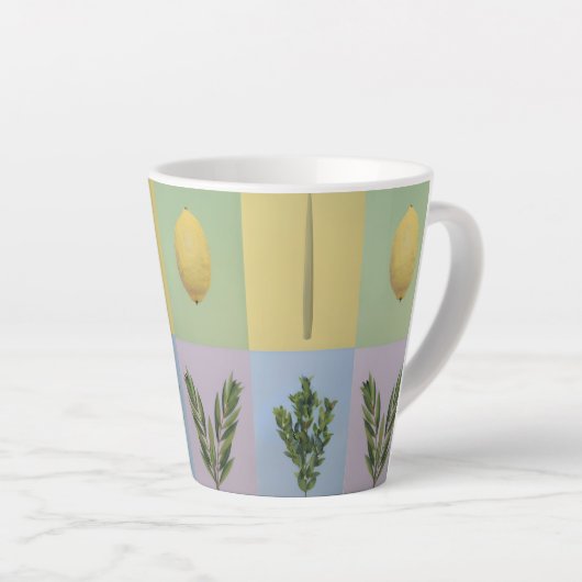 Tasse Latte 4 espèces (Angle droit)