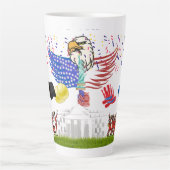 Tasse Latte 4 juillet (Devant)