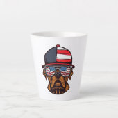 Tasse Latte 4 juillet boîte (Devant)