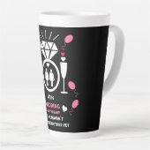 Tasse Latte 4e anniversaire des femmes gays Mariages (Angle droit)