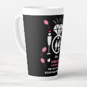 Tasse Latte 4e anniversaire des femmes gays Mariages (Angle gauche)
