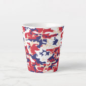 Tasse Latte 4th of July, Independence day, Camouflage Beige (Devant)