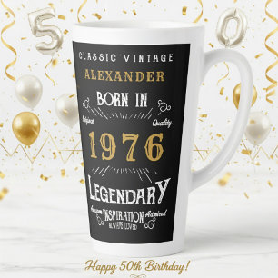 Tasse Latte 50e anniversaire 1976 légendaire Rétro