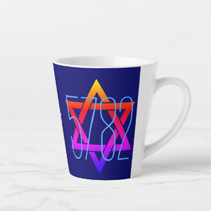 Tasse Latte 5782 Monogramme du Nouvel An juif