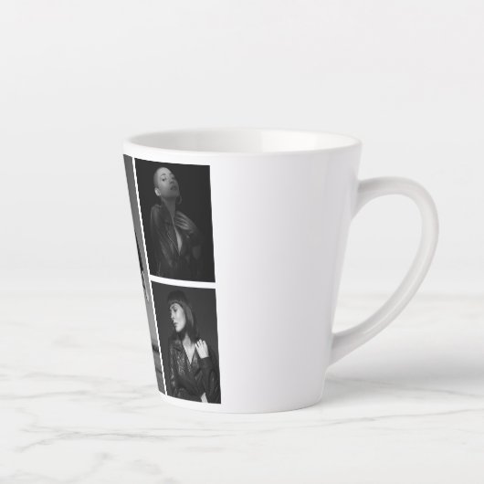 Tasse Latte 5 Collage photo modifiable (Droite)