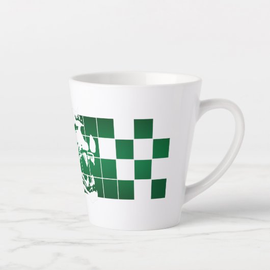 Tasse Latte 5 Wayland Union Wildcats (Droite)