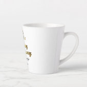 Tasse Latte 60e anniversaire Mariage Mariage de diamant Latte  (Droite)