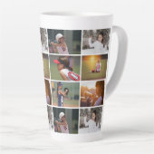 Tasse Latte 6 Motif photo Collage (Angle droit)
