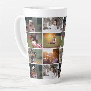 Tasse Latte 6 Motif photo Collage