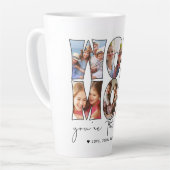 Tasse Latte 6 Photo Collage White (Angle gauche)