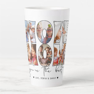 Tasse Latte 6 Photo Collage White