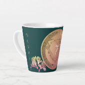 Tasse Latte 7e anniversaire Mariage Frésis en cuivre (Angle gauche)