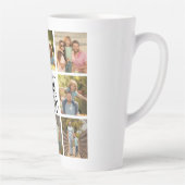 Tasse Latte 8 Collage photo Meilleur papa jamais (Droite)