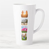 Tasse Latte 8 Modèles photo double face haute (Droite)