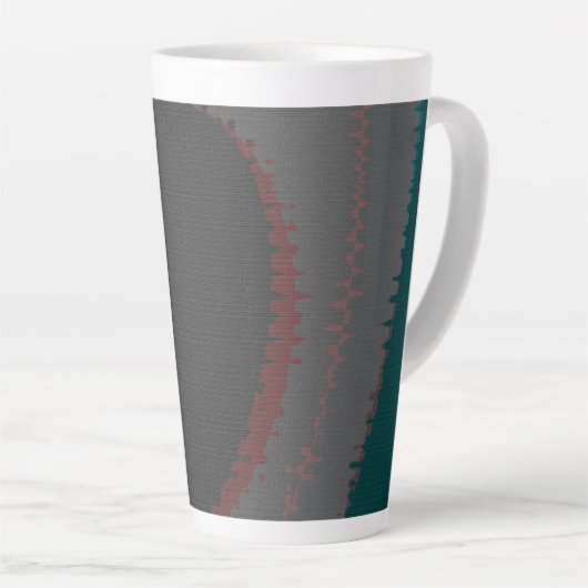 Tasse Latte 906 The World Is Abstract (Angle droit)