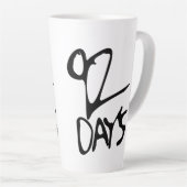 Tasse Latte 92 jours (Angle droit)