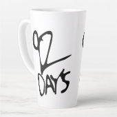 Tasse Latte 92 jours (Angle gauche)