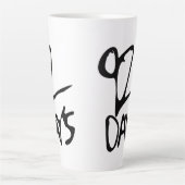 Tasse Latte 92 jours (Devant)