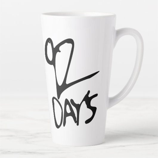 Tasse Latte 92 jours (Droite)