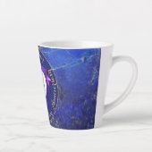 Tasse Latte 9e anniversaire du Mariage Lapis Lazuli Couleur (Droite)
