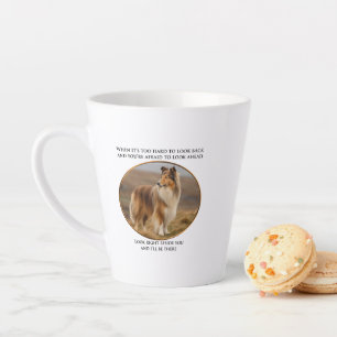 Tasse Latte À Côté De Vous Collie