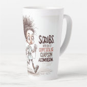 Tasse Latte  A Humorous Sketch on Healthcare Burnout (Angle droit)