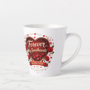 Tasse Latte À jamais mes amours 2026 – Meilleurs parents ever