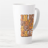 Tasse Latte À l'ère de l'épice Citrouille | Café à épices Citr (Angle droit)