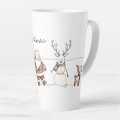 Tasse Latte A Line of Holiday Cheer (Angle droit)