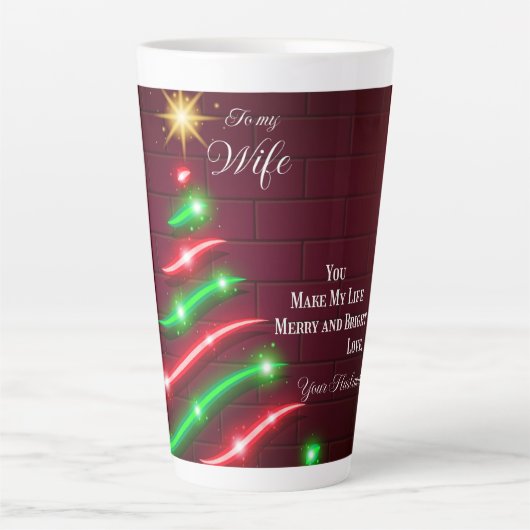 Tasse Latte À ma femme (Devant)