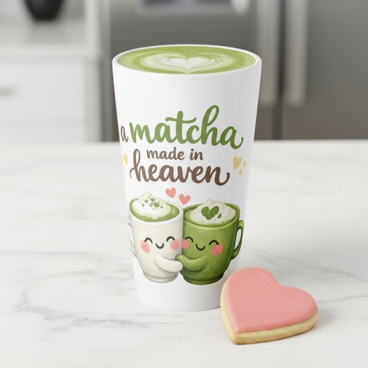 Tasse Latte A Matcha Made in Heaven Cute Funny Pun