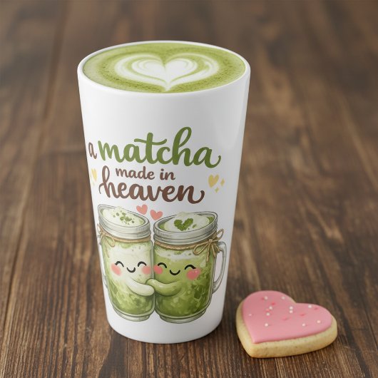 Tasse Latte A Matcha Made in Heaven Cute Funny Pun