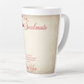 Tasse Latte À mon Âme sœur (Angle droit)